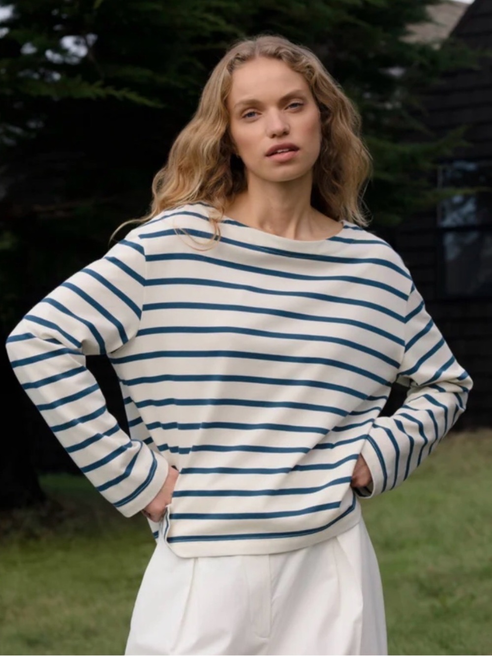Jenni Kayne Claude Long Sleeve Tee XS